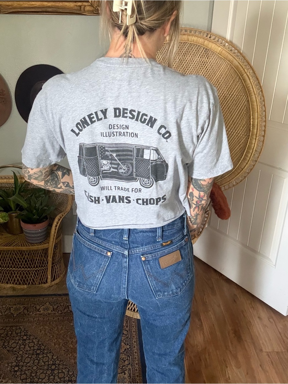 Harley-Davidson Gray Graphic Short Sleeve Tee